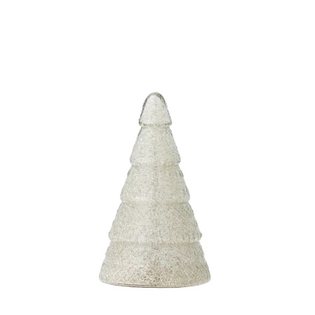 Emilius Deco Tree, Silver, Recycled Glass