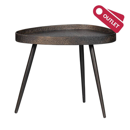 CRUDE antique brown table size M (outlet)