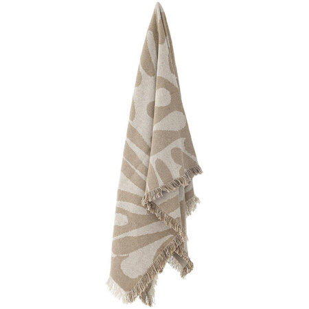 Alk Throw, Brown, Recycled Cotton