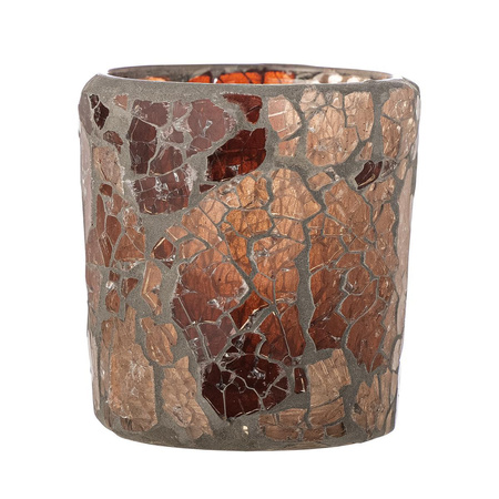 Evalyn Votive, Rose, Recycled Glass