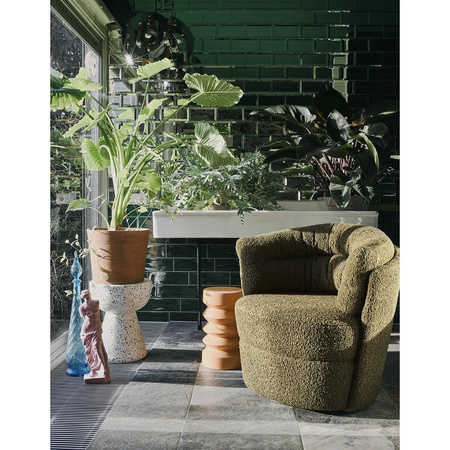 Stolik boczny HKLIVING TERRAZZO wielokolorowy