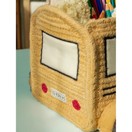 Kosz Lorena Canals BUS żółty