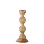 Nalua Candle Holder, Nature, Mango