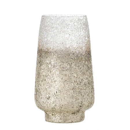 Lucina Votive, Silver, Glass