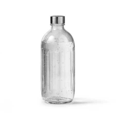 Aarke Glass Bottle - Polished Steel