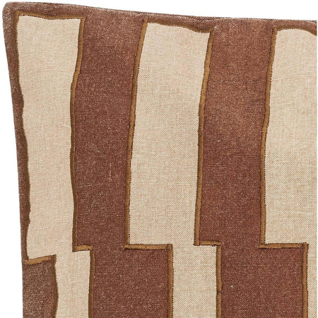 Cowes Cushion, Brown, Cotton OEKO-TEX®