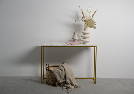 IGNE FURNITURE FLEUR gold console