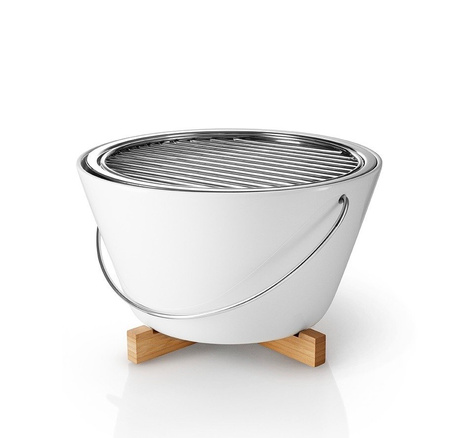 EVA SOLO white porcelain table grill