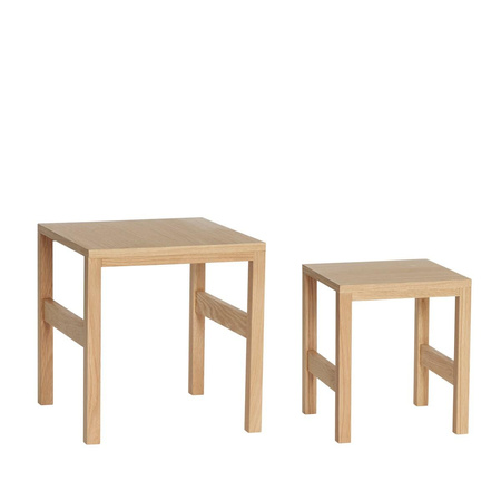 Puzzle Side Table Natural (set of 2)