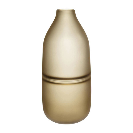Glass vase HÜBSCH BROWN brown