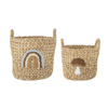 BLOOMINGVILLE AGNES Natural Basket Set