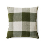 Poduszka hkliving LOWLANDS zielona rozmiar 50x50 cm