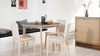 Dining table #120 SKOVBY natural white