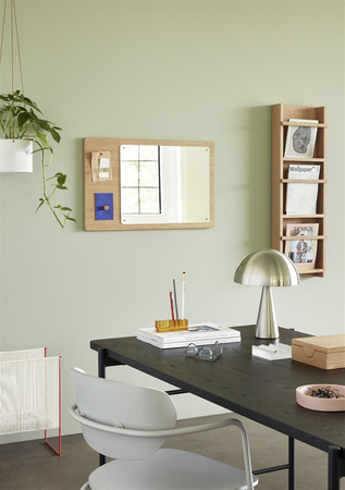 HÜBSCH MUSH silver table lamp