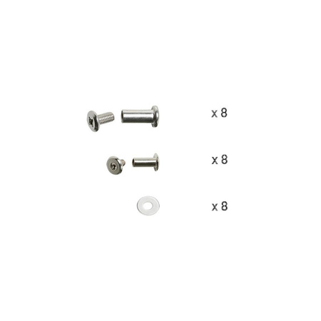 Acrylic cabinet: Shelving set, clear