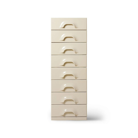 Chest of 8 drawers, cream