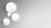 Lampa ścienna / sufitowa Artemide Dioscuri 42 biała