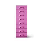 Chest of 8 drawers, urban pink