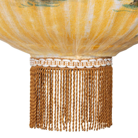 Traditional lantern landscape painting oval L
