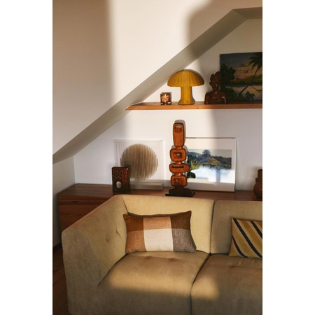 Poduszka hkliving MEADOW brązowa rozmiar 60x35 cm