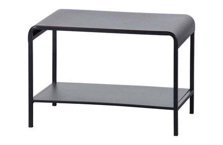 Stolik Mirza metalowy czarny (outlet)