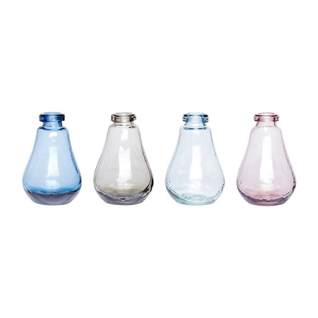 Set of 2 HÜBSCH MULTICOLOR multi-colored vases