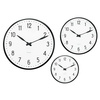 Station Wall clock Ø29 cm white/black