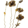 Poppy Stem, Brown, Artificial Flowers