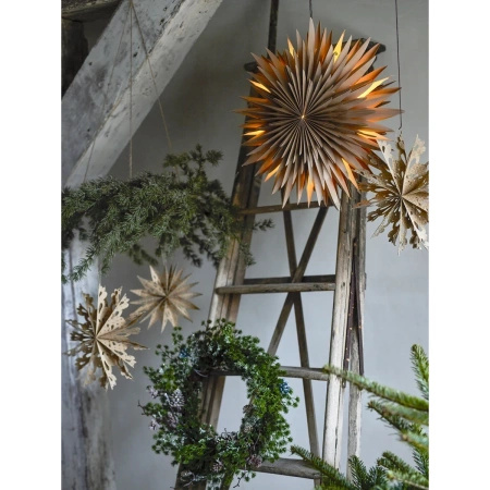 Zestaw 6 gwiazd Bloomingville STAR naturalnych