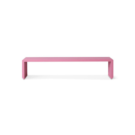 Ławka HKLIVING SLATTED różowa rozmiar 160 cm
