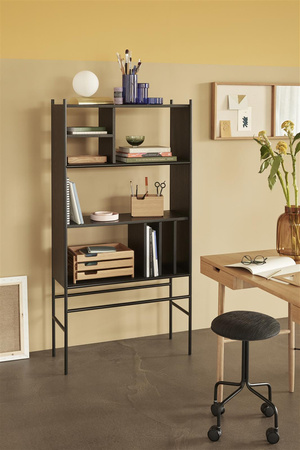 HÜBSCH DIVIDE shelf black