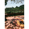 Round tufted rug melange (150x150cm)