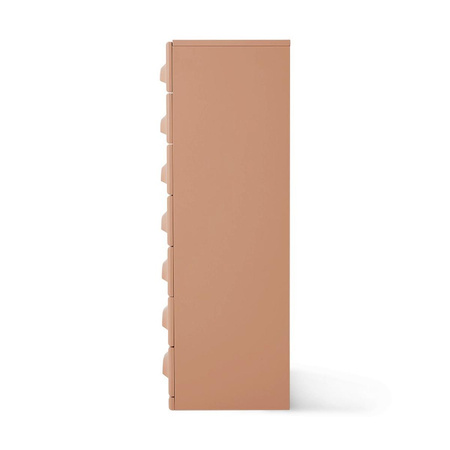 Chest of 7 drawers, blush