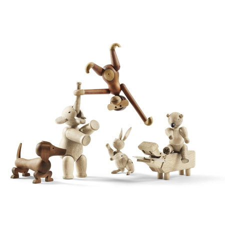 Wooden decoration KAY BOJESEN Natural bear