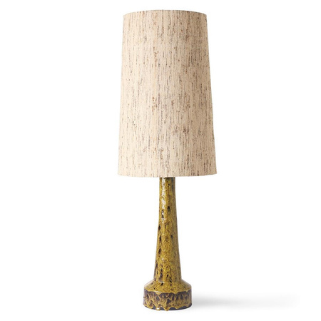 Abażur HKLIVING SILK naturalny rozmiar Ø36 cm