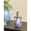 Ryker Candle Holder, Blue, Stoneware