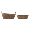 Set of 2 BLOOMINGVILLE SELMA Baskets Natural