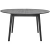 Peron Dining Table, Black, FSC® 100%, Oak