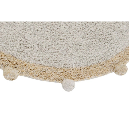 Dywan bawełniany Lorena Canals BUBBLY beżowy Ø120 cm