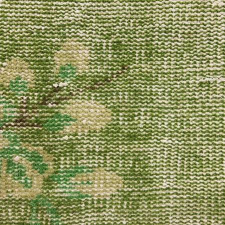 Wool knotted rug green (200x300)