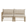 Sofa modułowa (lewy narożnik) Bloomingville KORFU naturalna