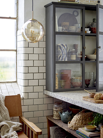 Genia Bowl, Brown, Stoneware