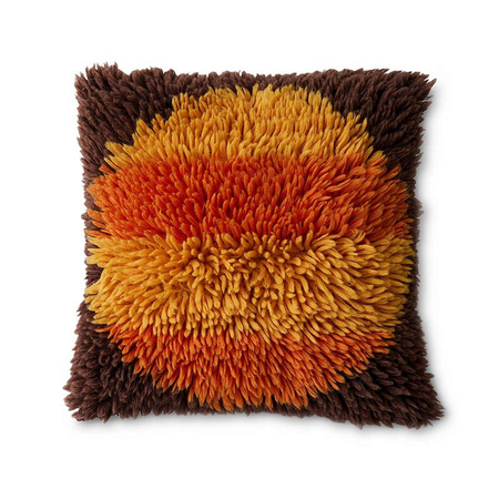 Poduszka hkliving FLUFFY wielokolorowa rozmiar 55x55 cm
