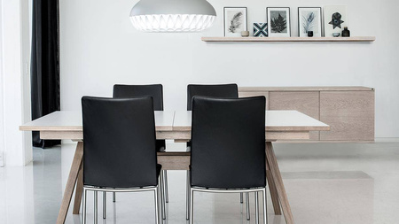 Dining table #11 SKOVBY natural white