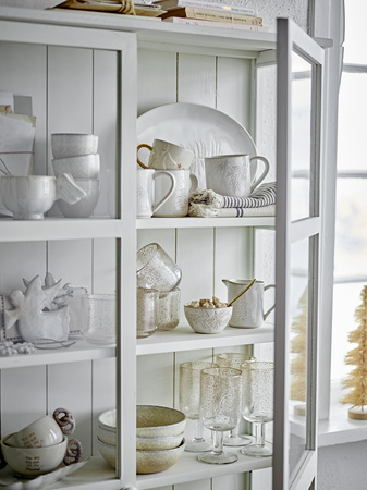 Winter Serving Plate, Nature, Stoneware