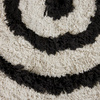 Round bath mat monochrome (80x80cm)