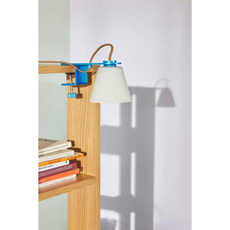 Lampa ścienna Hübsch LURE niebieska