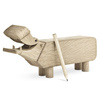 Wooden decoration KAY BOJESEN Hippopotamus natural