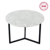 Coffee table IGNE FURNITURE MOON 80 cm white
