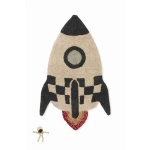 Dywan bawełniany Lorena Canals I WANT TO BE AN ASTRONAUT beżowy 135 x 85 cm